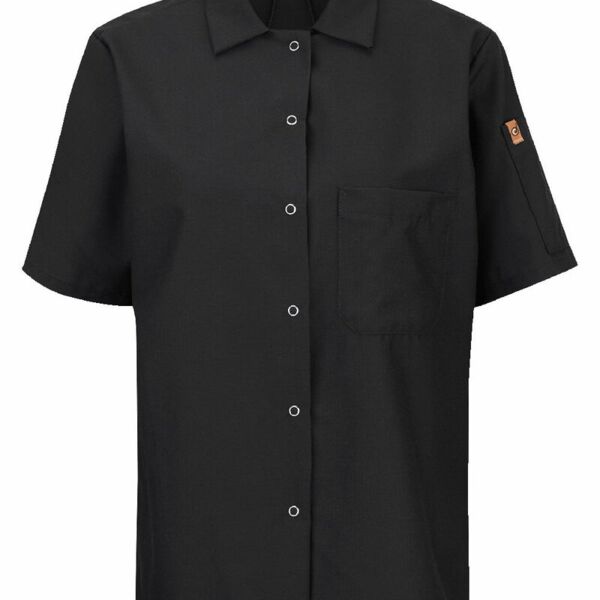 Women's Mimix™ Short Sleeve Cook Shirt with OilBlok Thumbnail
